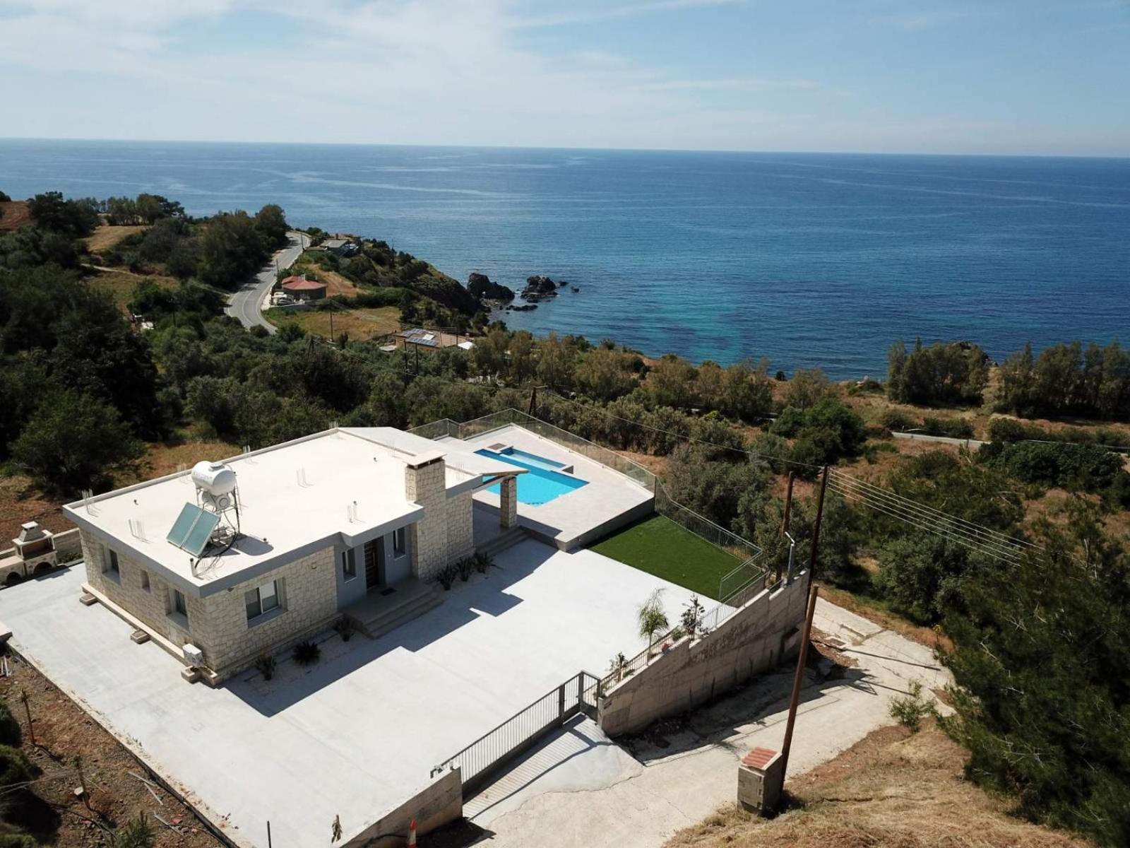 Paradise Blue Villa Pomos Zimmer foto