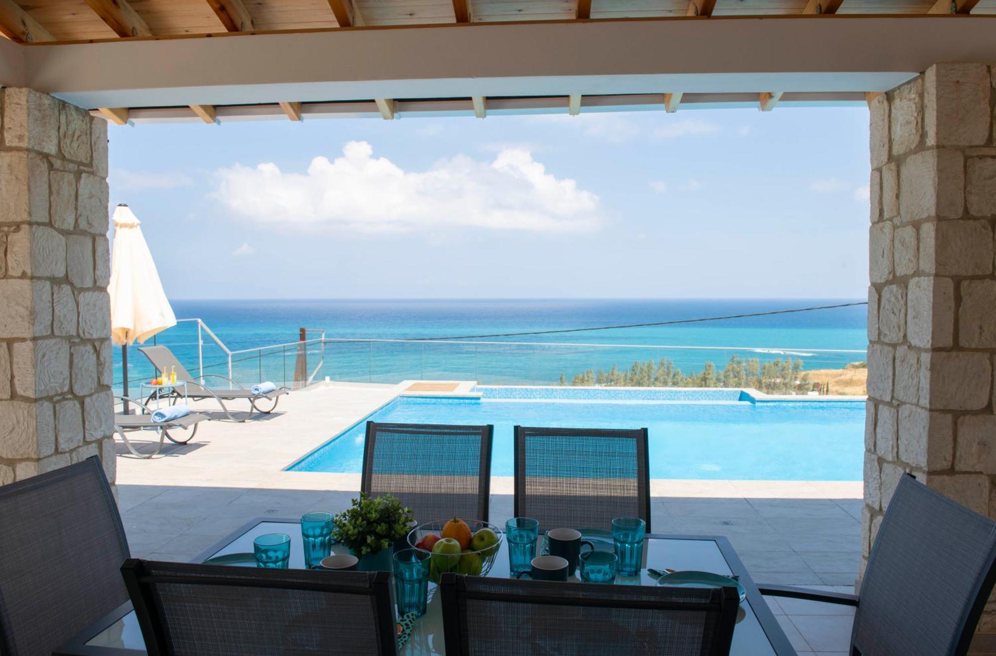 Paradise Blue Villa Pomos Exterior foto